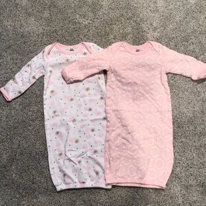 Long Sleeved Infant Sleep Gowns